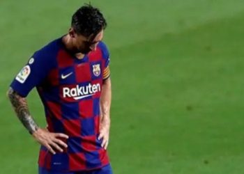 La imagen de Messi en el vestuario durante la goleada del Bayern al Barcelona que ha dado que hablar