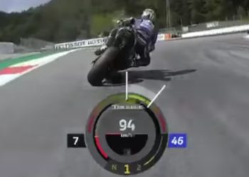 (VIDEO) Valentino Rossi mostró cómo se vio el estrepitoso accidente desde la cámara de su moto