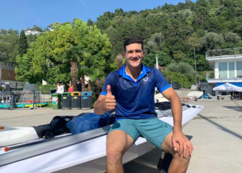El velerista salvadoreño Enrique Arathoon afina su preparación en Italia para el Kiel Week