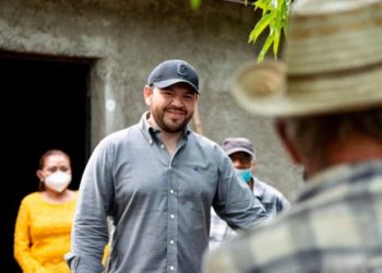 Candidato de Nuevas Ideas, Cristian Flores con un alto nivel de aceptación en San Miguel