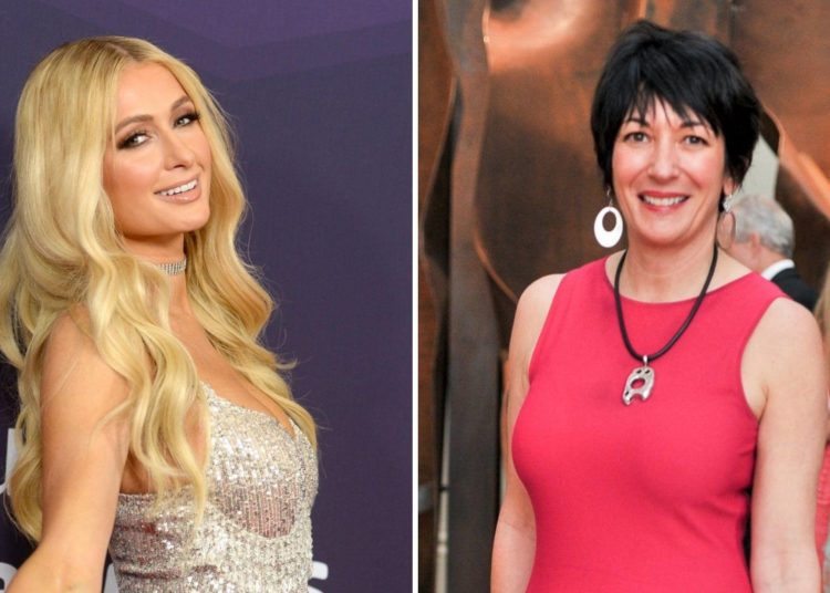 Revelan que Ghislaine Maxwell quiso reclutar a Paris Hilton y presentarla al millonario Epstein