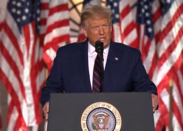 Donald Trump aceptó la candidatura republicana a la presidencia de EEUU