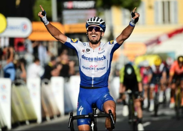 Alaphilippe vence en la segunda etapa del Tour de Francia 2020 en Niza