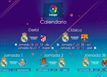 La liga española ya tiene el calendario de la temporada 2020/21