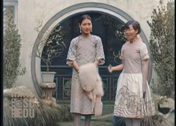(VIDEO) Restauran en color y 4K un desfile de modas de 1929 en Shanghái
