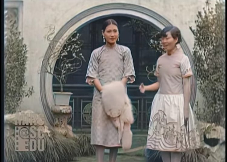 (VIDEO) Restauran en color y 4K un desfile de modas de 1929 en Shanghái