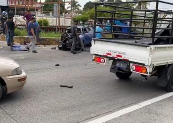Video registra accidente sobre Carretera de Oro donde perdieron la vida dos mujeres; un motociclista se salva de milagro