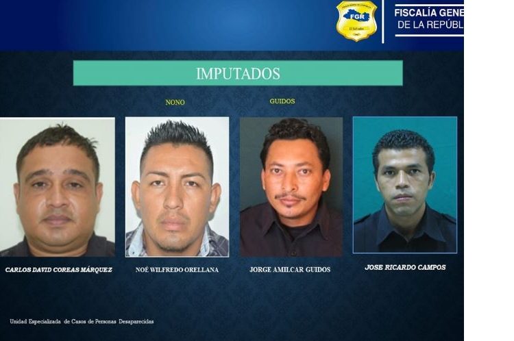 Decretan reserva total al caso de 4 policías acusados de triple homicidio