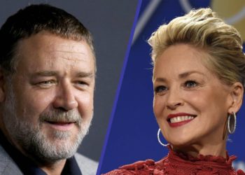 Sharon Stone reconoció que seguiría haciendo una bonita pareja con Russell Crowe
