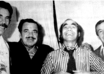La imagen de la mayor dinastía de comediantes mexicanos en la historia: el “Loco” Valdés junto a “Don Ramón”, “Tin Tan” y “El Ratón”