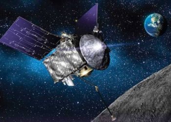Una sonda de la NASA se coloca a 40 metros del asteroide Bennu antes internar un aterrizaje