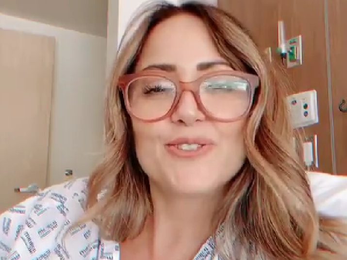 Andrea Legarreta ya está libre de COVID-19, pero tendrá secuelas