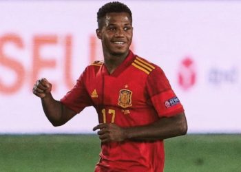 (VIDEO) Ansu Fati se convierte en el jugador más joven que marca un gol con la selección española