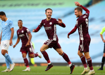 Leicester dio el golpe ante un desconocido Manchester City