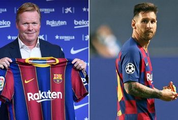 Ronald Koeman habló por primera vez sobre Lionel Messi luego del conflicto que tuvo con el Barcelona
