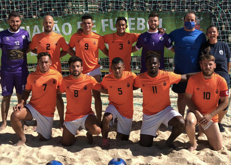 Seleccionados salvadoreños contribuyeron al triunfo de Vila Flor SC en el fútbol de playa en Portugal