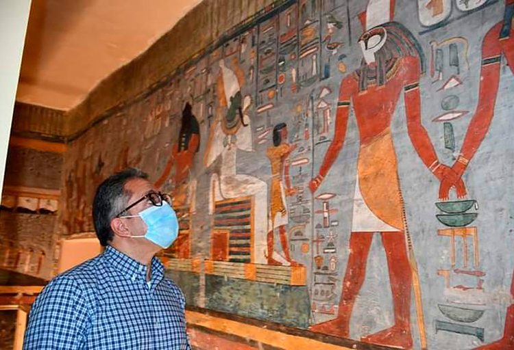 Egipto reabrió la tumba del faraón Ramses I