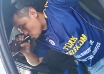 VIDEO | Conductor en evidente estado de ebriedad choca varios carros sobre la 10ª Avenida Norte