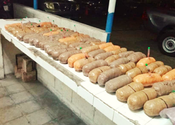 Capturan a hombre en Santa Tecla con 43 libras de marihuana