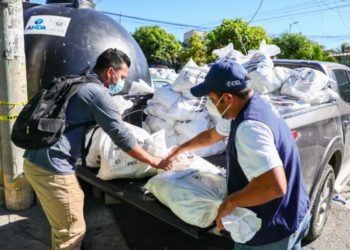 CEL colabora en la entrega de paquetes alimentarios