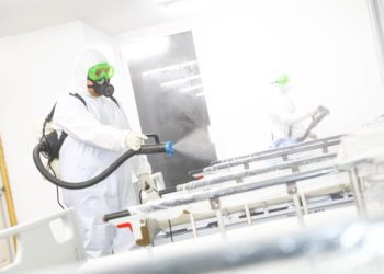 Salud realiza jornada de desinfección en hospital Saldaña y de San Bartolo