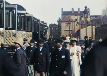 (VIDEO) Grabaciones de hace 100 años son coloreadas y le añaden sonido