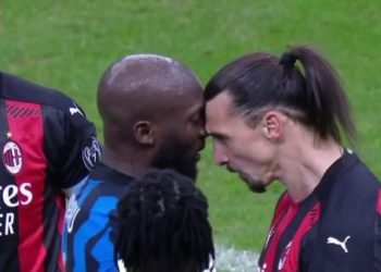(VIDEO) Acusan a Zlatan Ibrahimovic de insulto racista a Lukaku en el Inter vs Milan