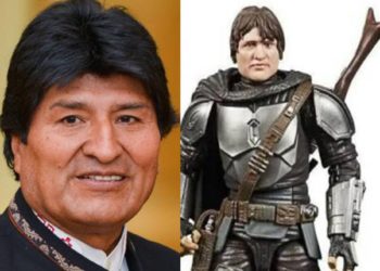Comparan la figura de colección de «The Mandalorian» con Evo Morales