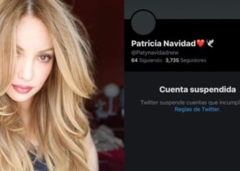 Paty Navidad abre nuevas cuentas de Twitter y se las vuelven a cerrar