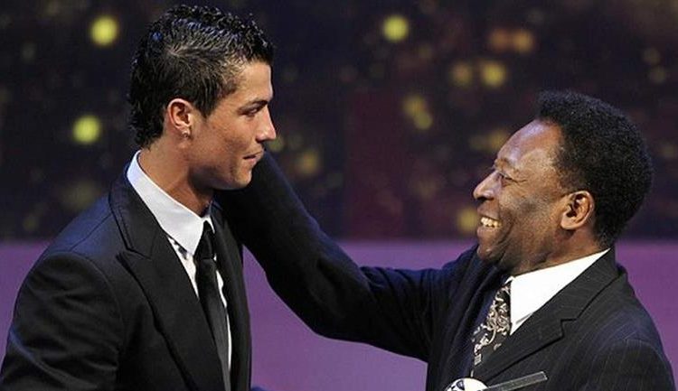Pelé salió al cruce del récord de Cristiano Ronaldo y asegura que es el máximo goleador de la historia con una cifra cargada de polémica