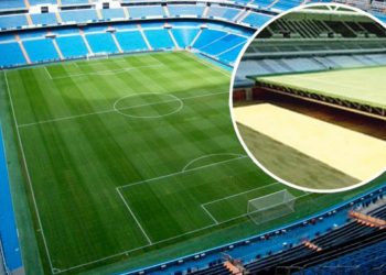 (VIDEO) Muestran cómo funcionará “la cueva”, el espectacular sistema de césped retráctil del Santiago Bernabéu