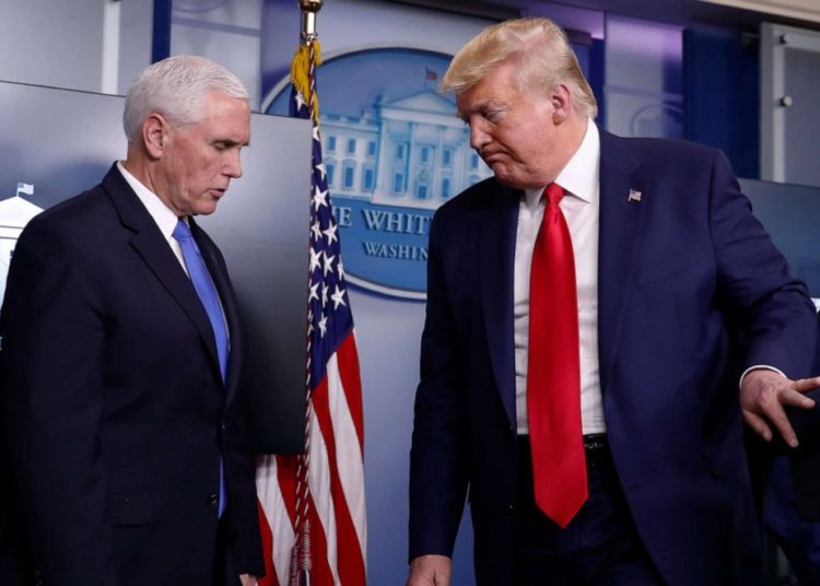 Mike Pence le informó a Trump que no puede anular la victoria de Joe Biden
