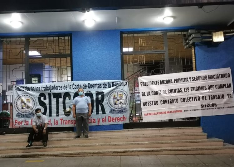 Sindicato de Corte de Cuentas realiza reducción de labores