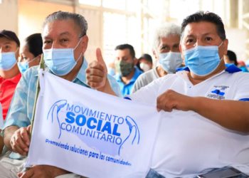 Movimiento Social Comunitario de San Salvador dan respaldo a candidatura de Mario Durán