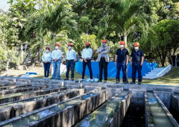 Embajada de Alemania conoce funcionamiento de planta de tratamiento de aguas residuales operada por ANDA