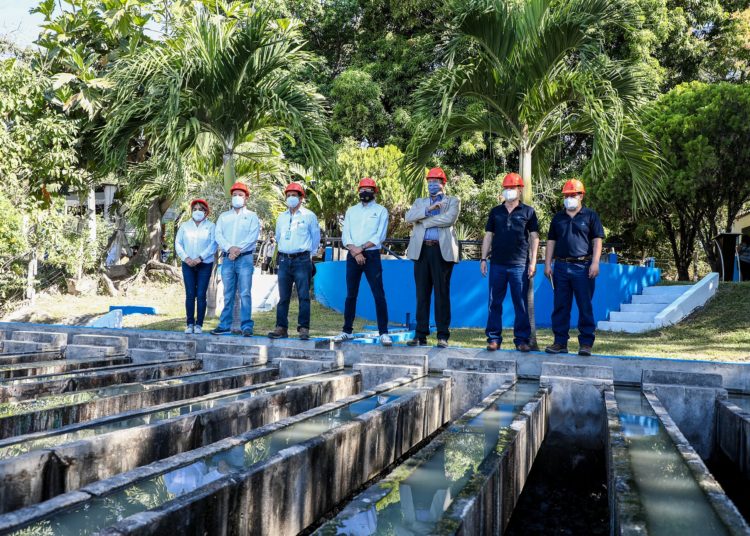 Embajada de Alemania conoce funcionamiento de planta de tratamiento de aguas residuales operada por ANDA