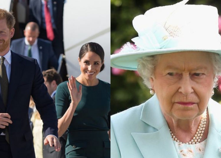 Harry y Meghan habrían sido irrespetuosos con la reina Isabel II ante esto la familia real está furiosa