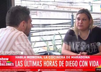 (VIDEO) Cocinera de Maradona reveló detalles inéditos del día de su muerte