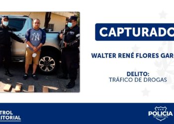 PNC captura a sujeto con 4 kilos de cocaína en La Hachadura, Ahuchapán