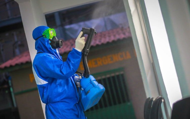 Realizan jornada de higienización en el Banco de Sangre del Hospital El Salvador