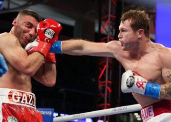 Saúl “Canelo” Álvarez derrotó por nocaut técnico a Avni Yildirim