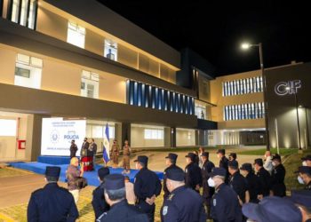 Presidente Bukele verifica avances del Centro de Investigación Forense de la Policía Nacional Civil