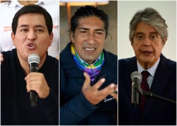 Arauz, Lasso y Pérez son los candidatos favoritos a gobernar Ecuador