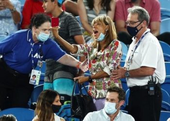 Habló la mujer que le hizo un gesto obsceno a Rafael Nadal en el Australian Open