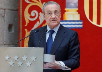 El presidente del Real Madrid Florentino Pérez tiene coronavirus