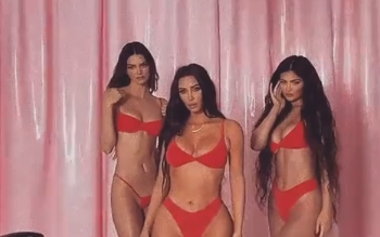 Kendall, Kylie y Kim Kardashian posan en atrevida sesión de fotos para Día de San Valentín