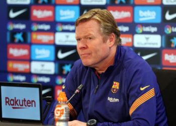 La polémica declaración de Ronald Koeman sobre los insultos de Piqué a Griezmann en el juego que perdieron ante el PSG