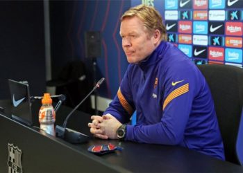 Explosiva conferencia de prensa de Koeman por las versiones del futuro de Lionel Messi