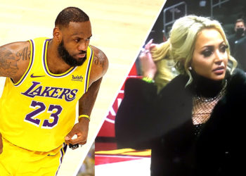 LeBron James discute e insulta a aficionada
