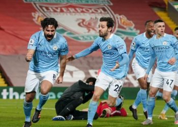 Manchester City goleó 4-1 a Liverpool en Anfield por la Premier League